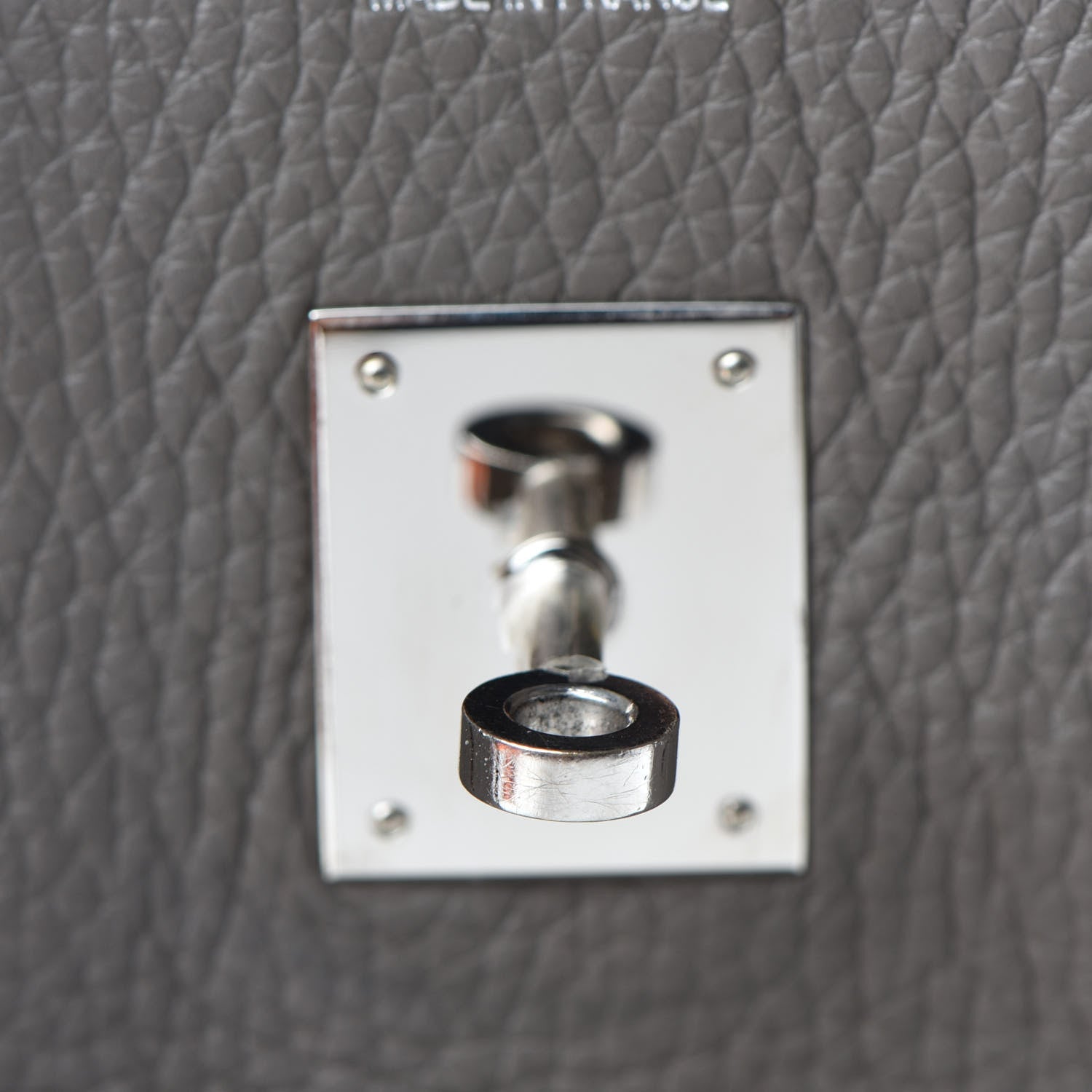 Hermes Taurillon Clemence Birkin 35 Etain 23 of 34