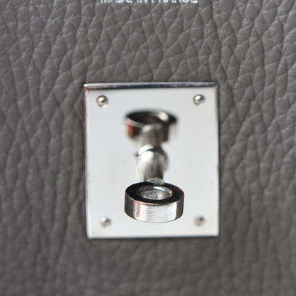 Hermes Taurillon Clemence Birkin 35 Etain 23 of 34