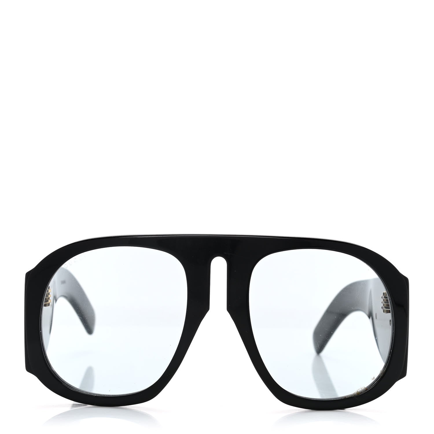 Gucci Oversized Aviator Sunglasses GG0152S Black 2 of 7