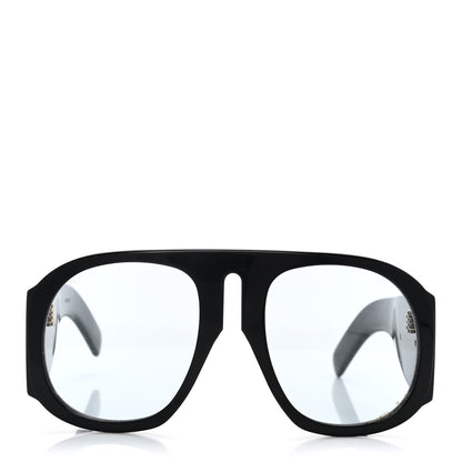 Gucci Oversized Aviator Sunglasses GG0152S Black 2 of 7