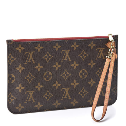 Louis Vuitton Monogram Neverfull MM GM Pochette Cherry 2 of 9