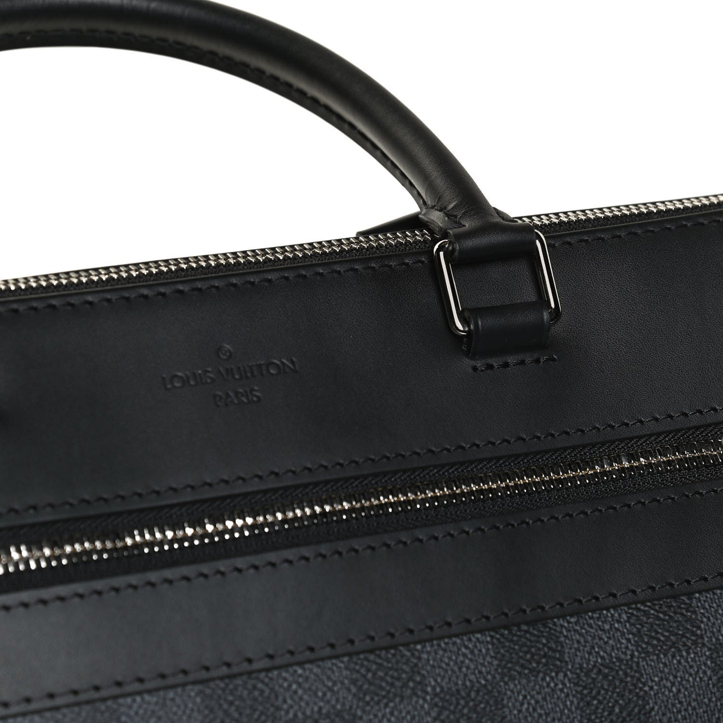 Damier Graphite Porte-Documents Jour