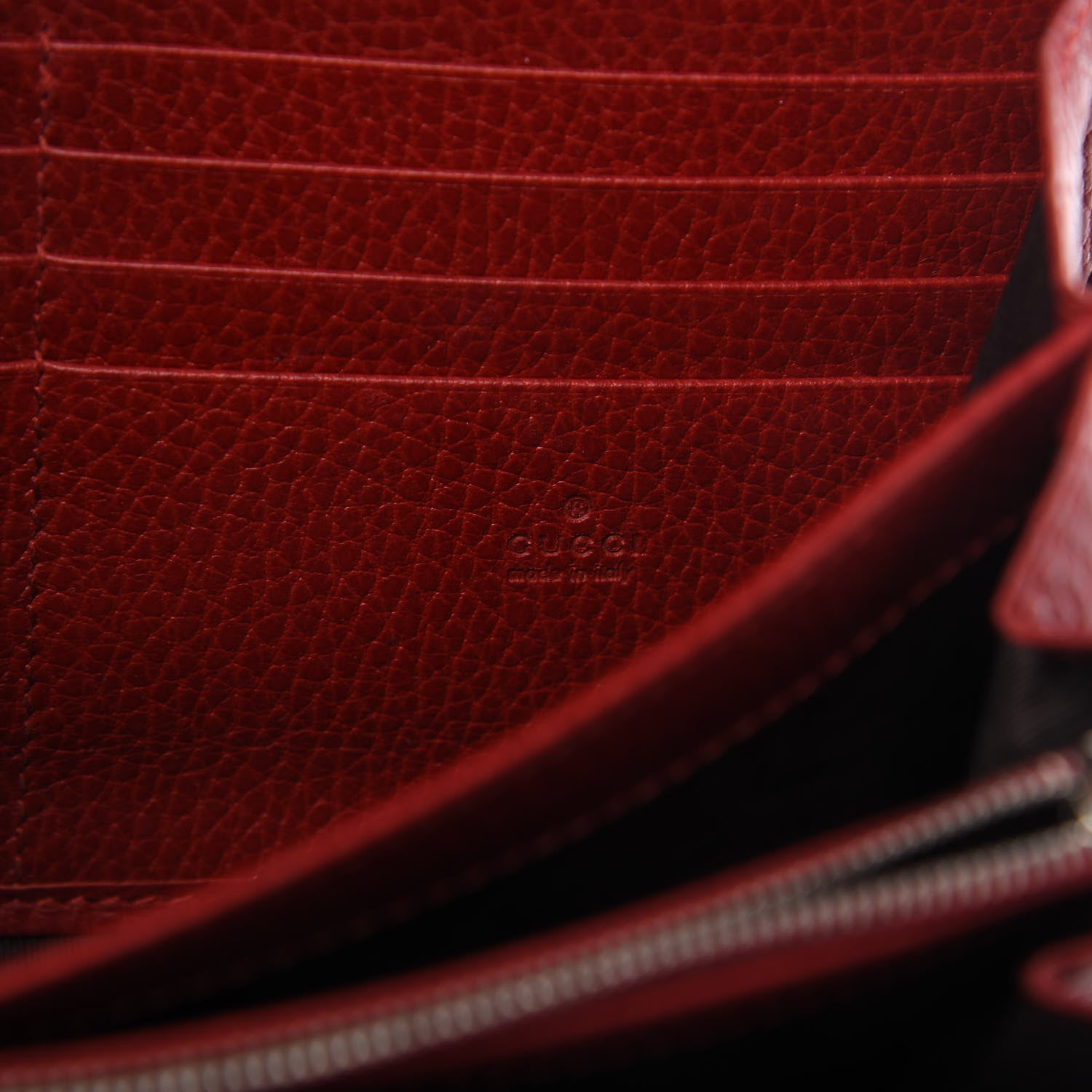 Gucci Calfskin Mini Dionysus Chain Wallet Hibiscus Red 8 of 11