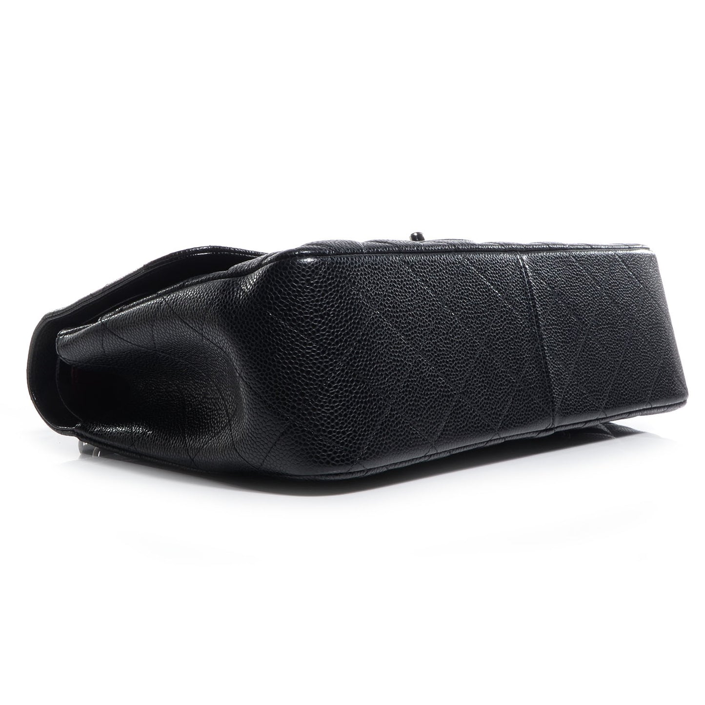 Caviar Jumbo Double Flap Black