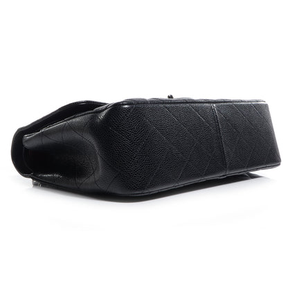 Chanel Caviar Jumbo Double Flap Black 4 of 9