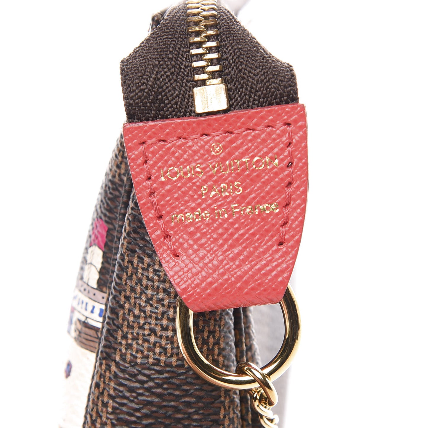 Damier Ebene 2016 Christmas Animation Mini Pochette Accessories