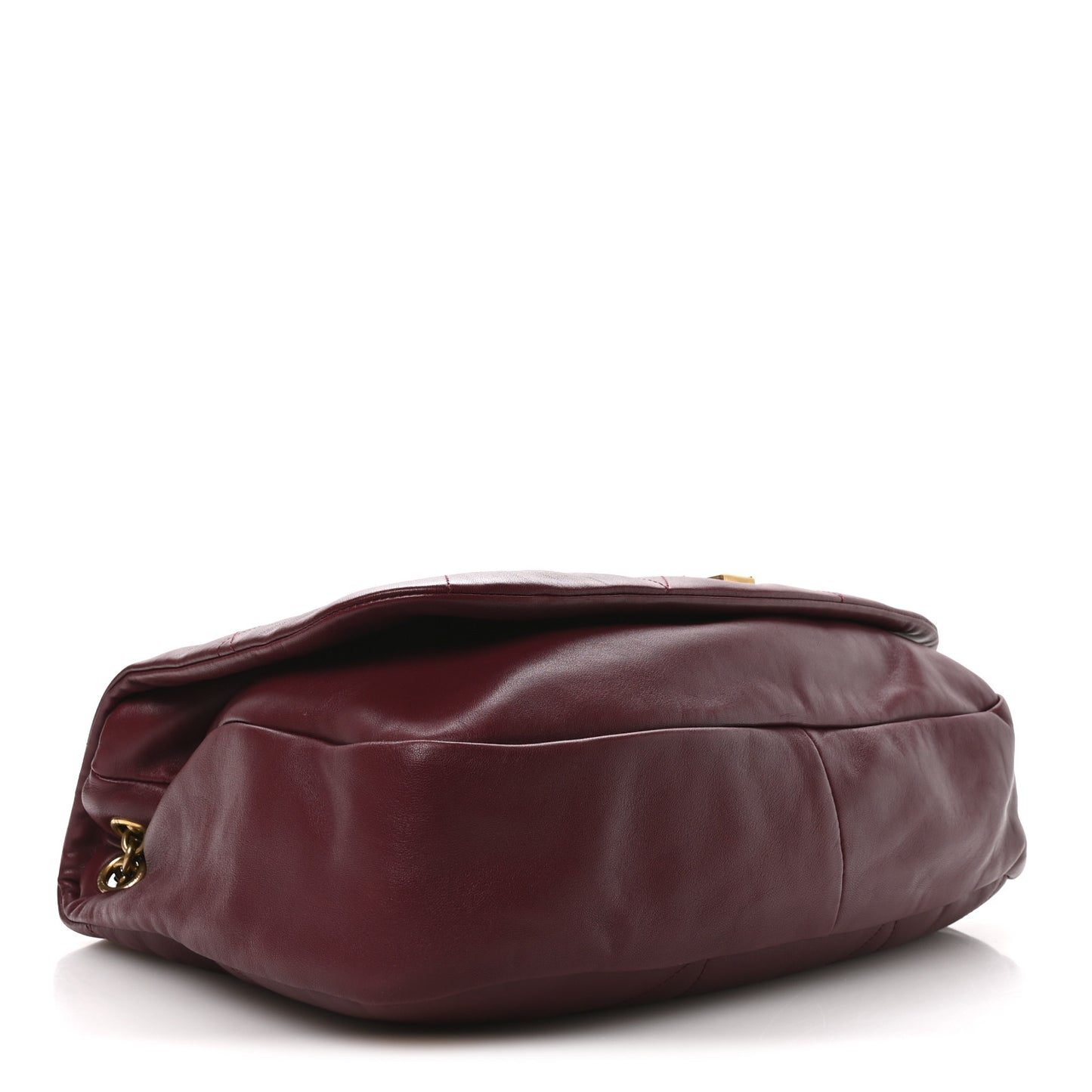Lambskin Matelasse Monogram Large Jamie 4.3 New Dark Bordeaux
