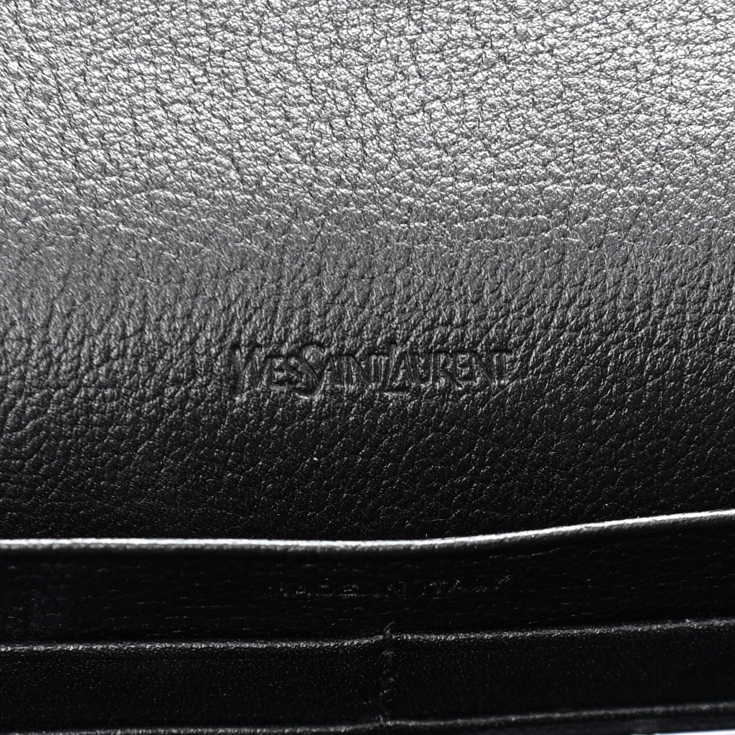 Saint Laurent Calfskin Monogram Belle de Jour Chain Clutch Black 6 of 12