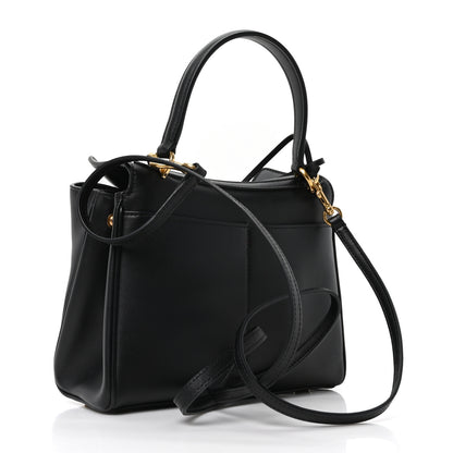 Balenciaga Natural Smooth Calfskin Mini Rodeo Top Handle Handbag Black 3 of 9