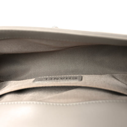 Chanel Calfskin Quilted Small Boy Flap Grey 4 of 9