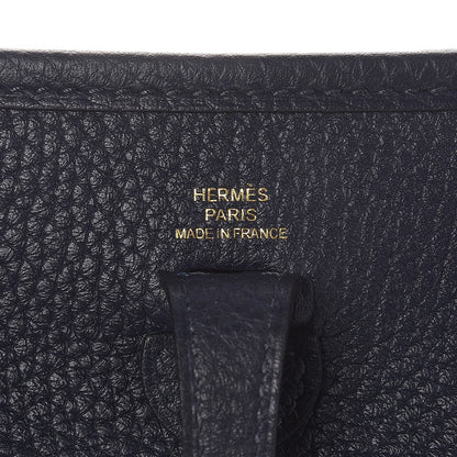 Hermes Taurillon Clemence Amazone Evelyne TPM Bleu Nuit 6 of 7