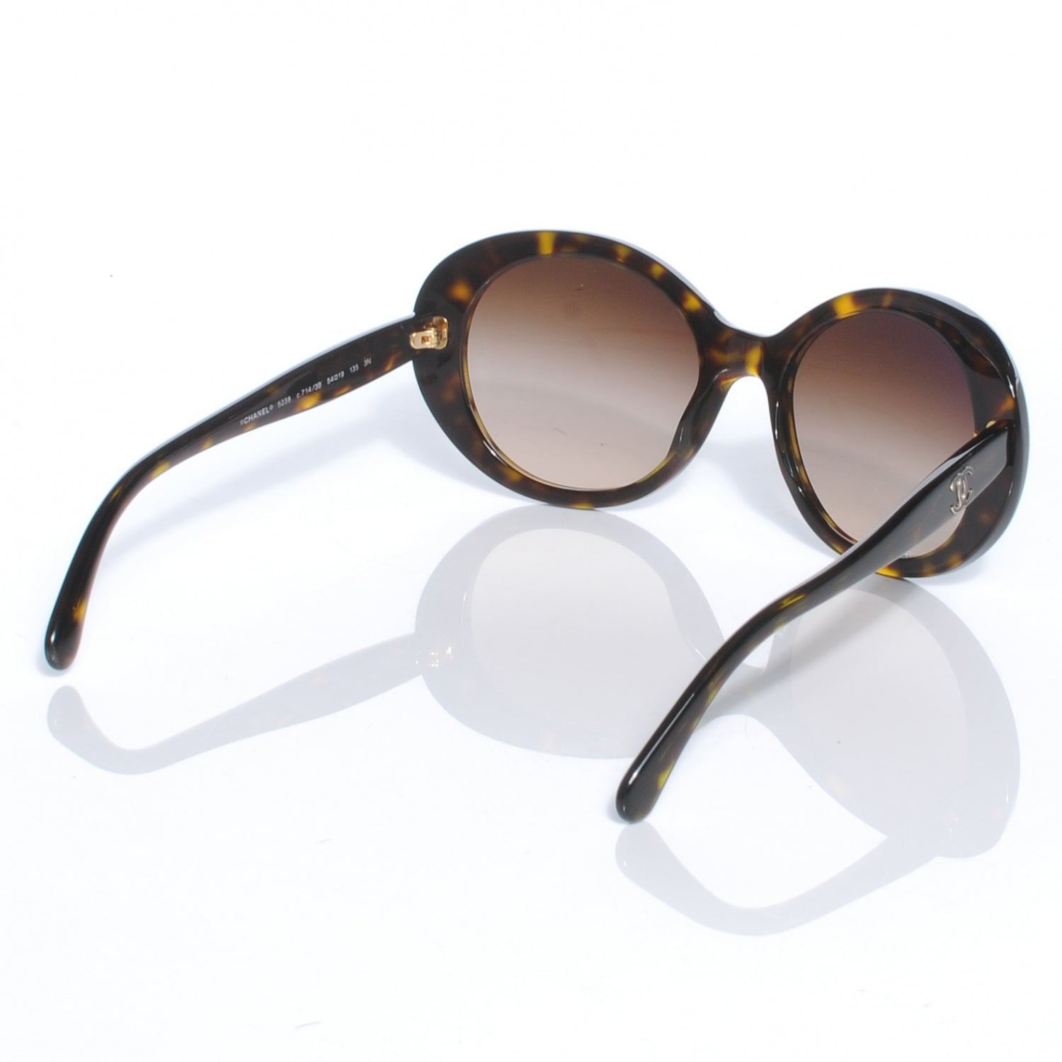 Chanel Tortoise Shell CC Sunglasses 5238 2 of 6