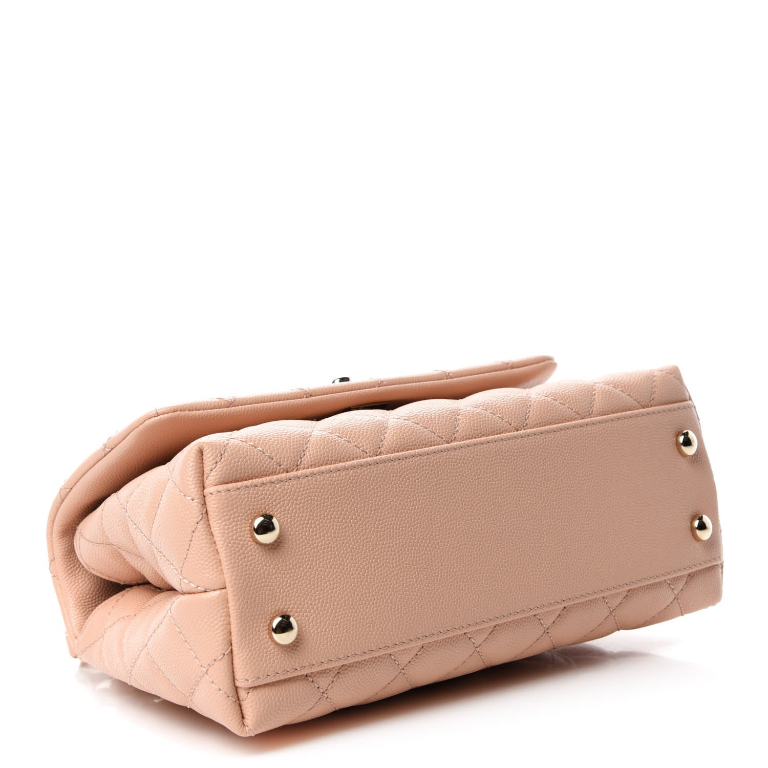 Chanel Caviar Quilted Small Coco Handle Flap Light Pink 4 of 10