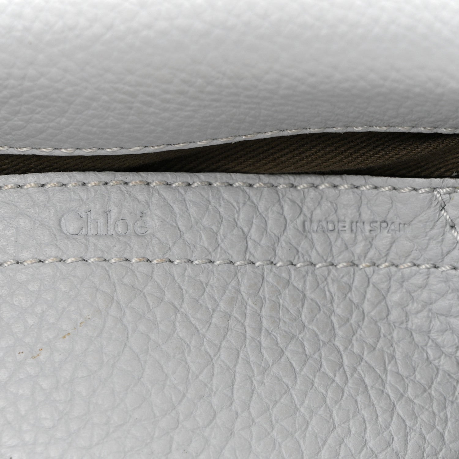 Chloe Calfskin Mini Marcie Round Crossbody Bag Faded Blue 6 of 10