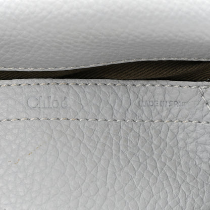 Chloe Calfskin Mini Marcie Round Crossbody Bag Faded Blue 6 of 10