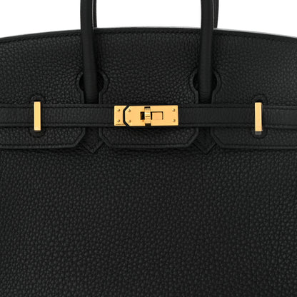 Hermes Togo Birkin 25 Black 8 of 10