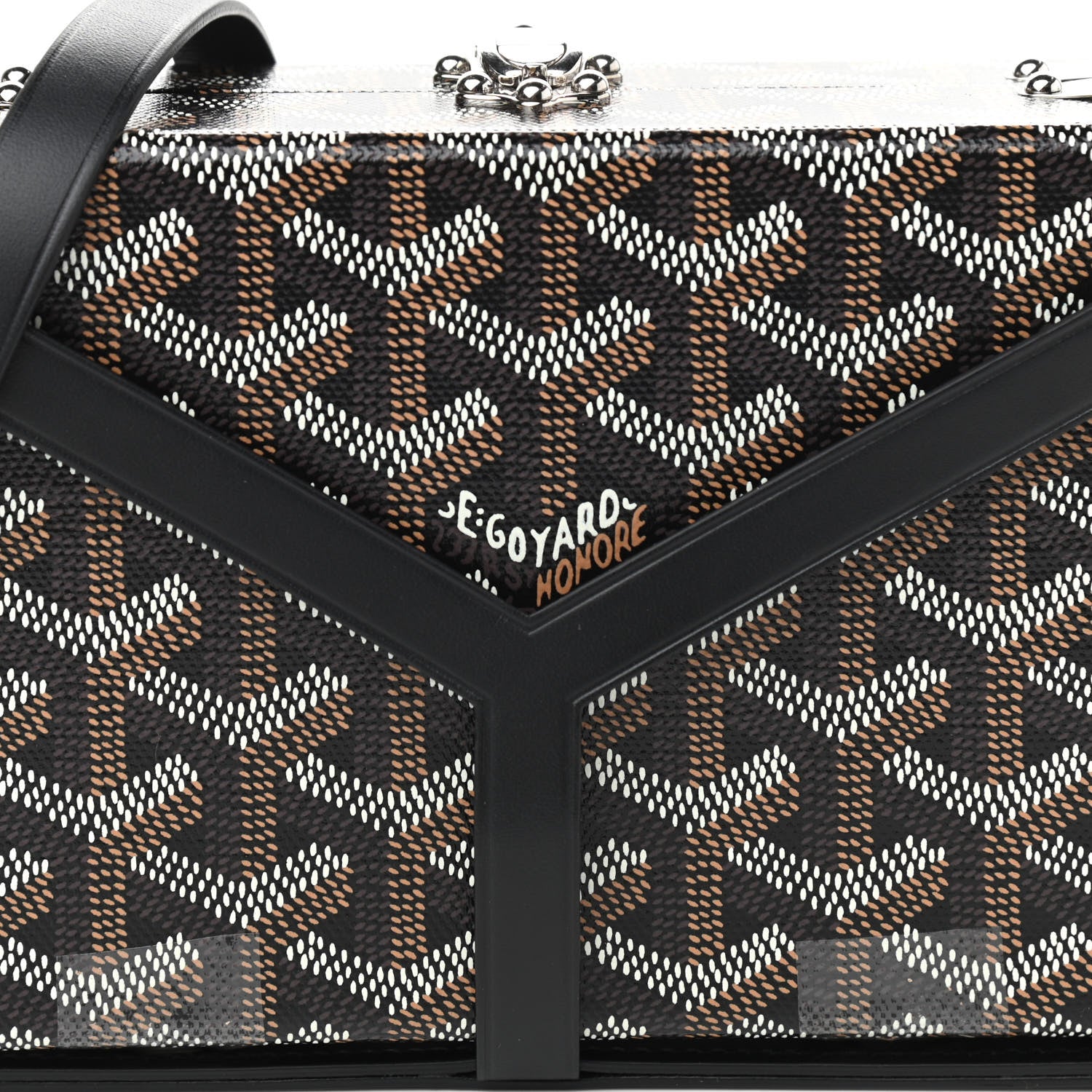 Goyard Goyardine Minaudiere Trunk Bag Black 8 of 12