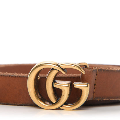 Gucci Faded Calfskin Double G 20mm Belt 85 34 Cuir 3 of 5