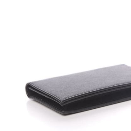 Gucci Textured Calfskin Medium Betty Chain Wallet Black 8 of 11