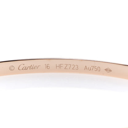 Cartier 18K Pink Gold Small LOVE Bracelet 16 5 of 7
