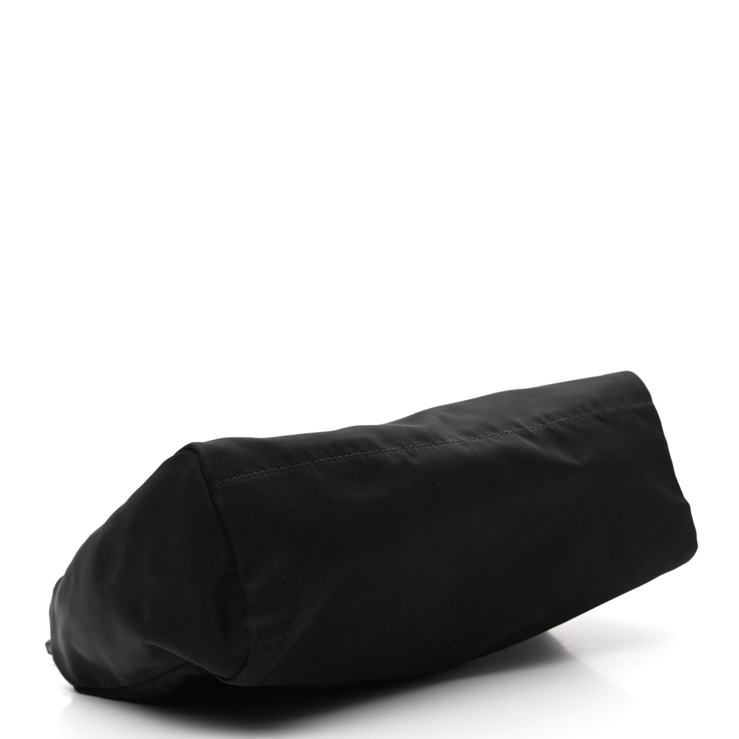 Nylon Tessuto Cosmetic Pouch Black