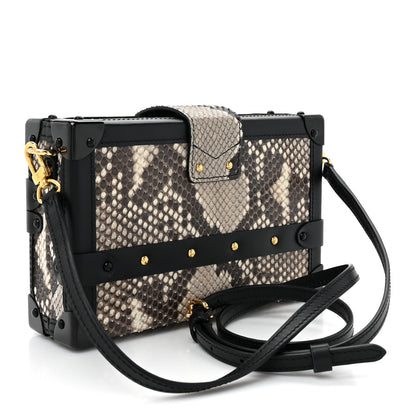 Louis Vuitton Snakeskin Petite Malle 3 of 12