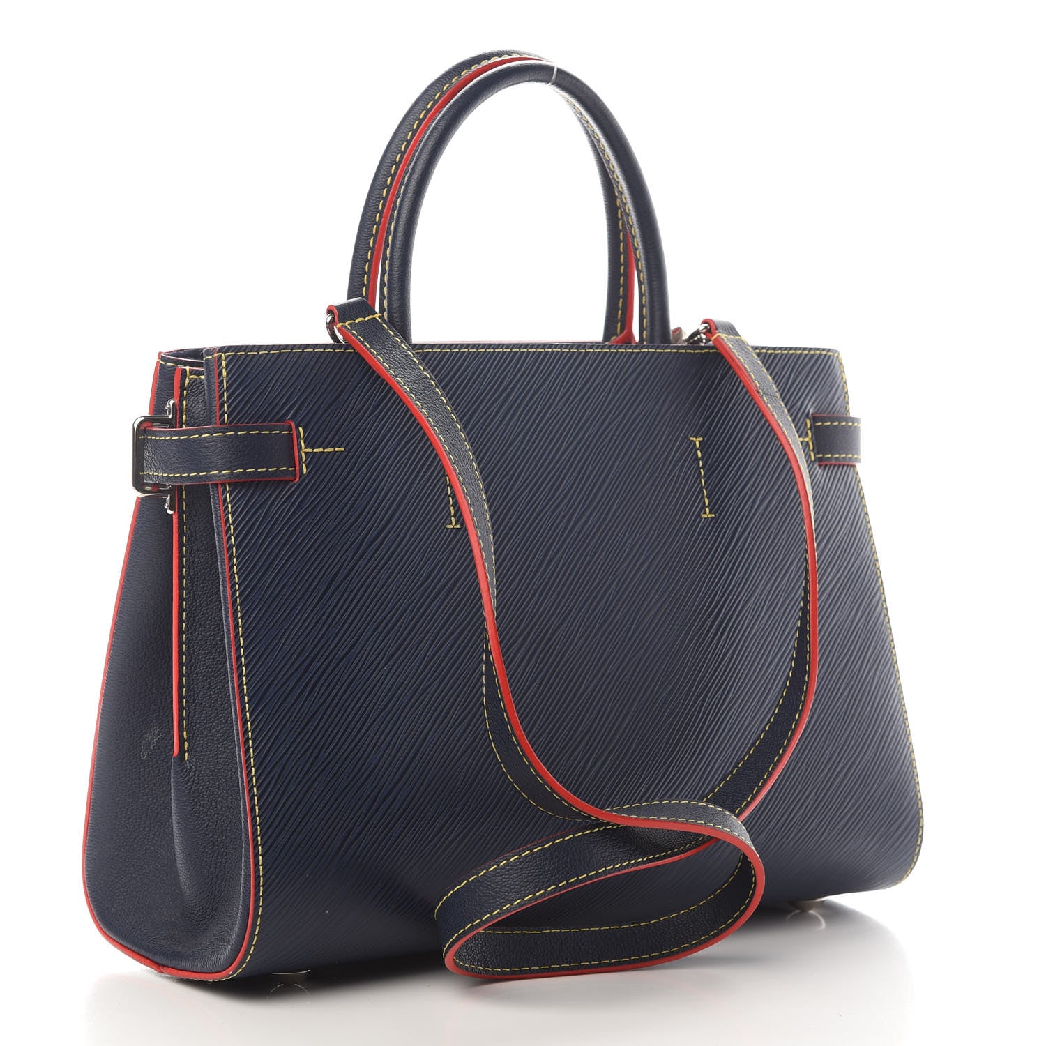 Louis Vuitton Epi Twist Tote Indigo 3 of 8