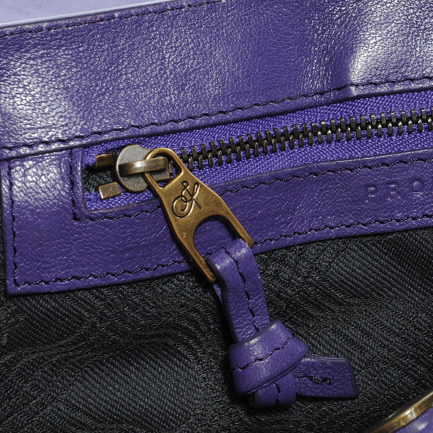 Lambskin PS1 Medium Satchel Violet