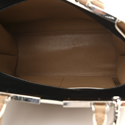 Fendi Vitello Baltico Dolce Petite 3Jours Tote Sand Black 5 of 18