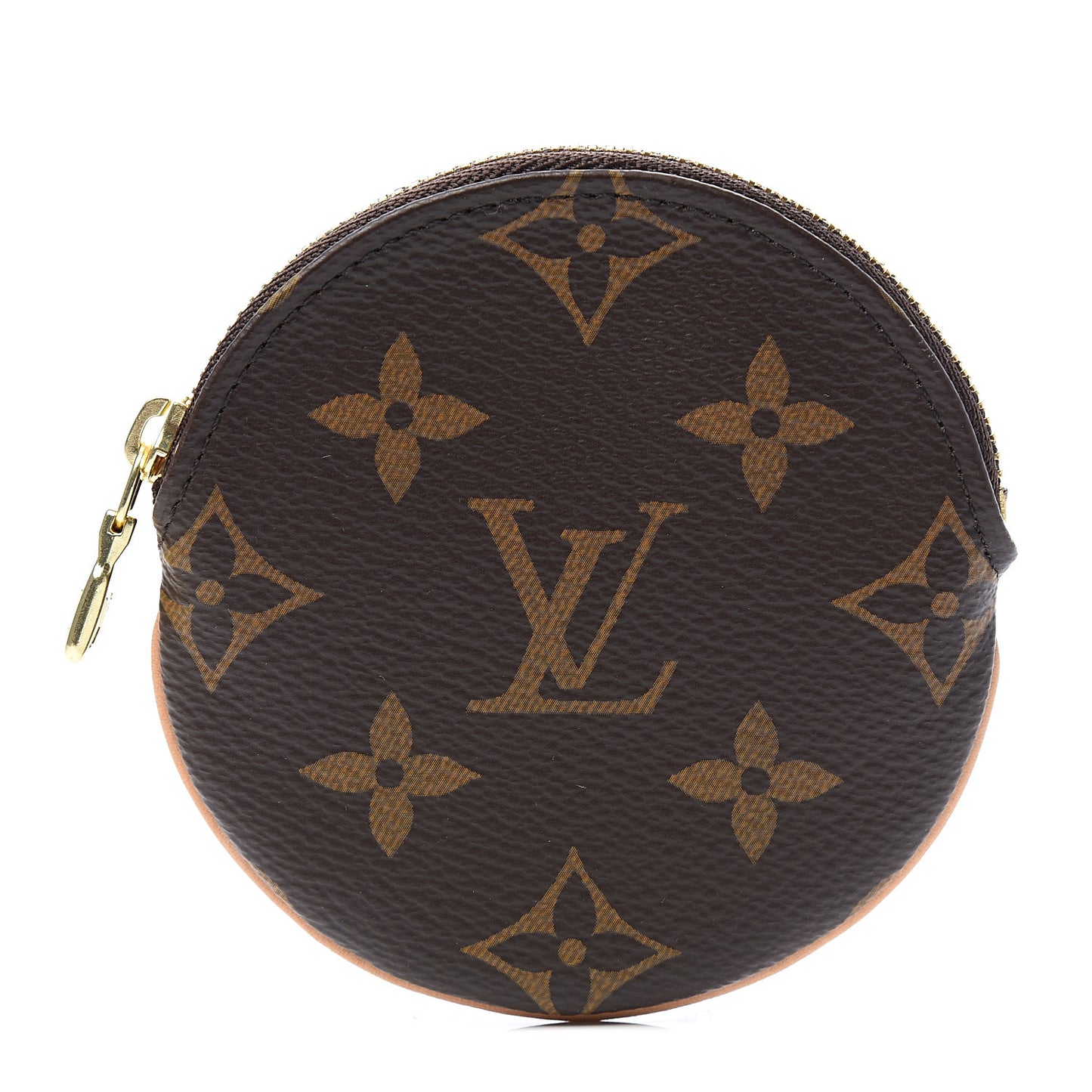 Monogram Round Coin Purse