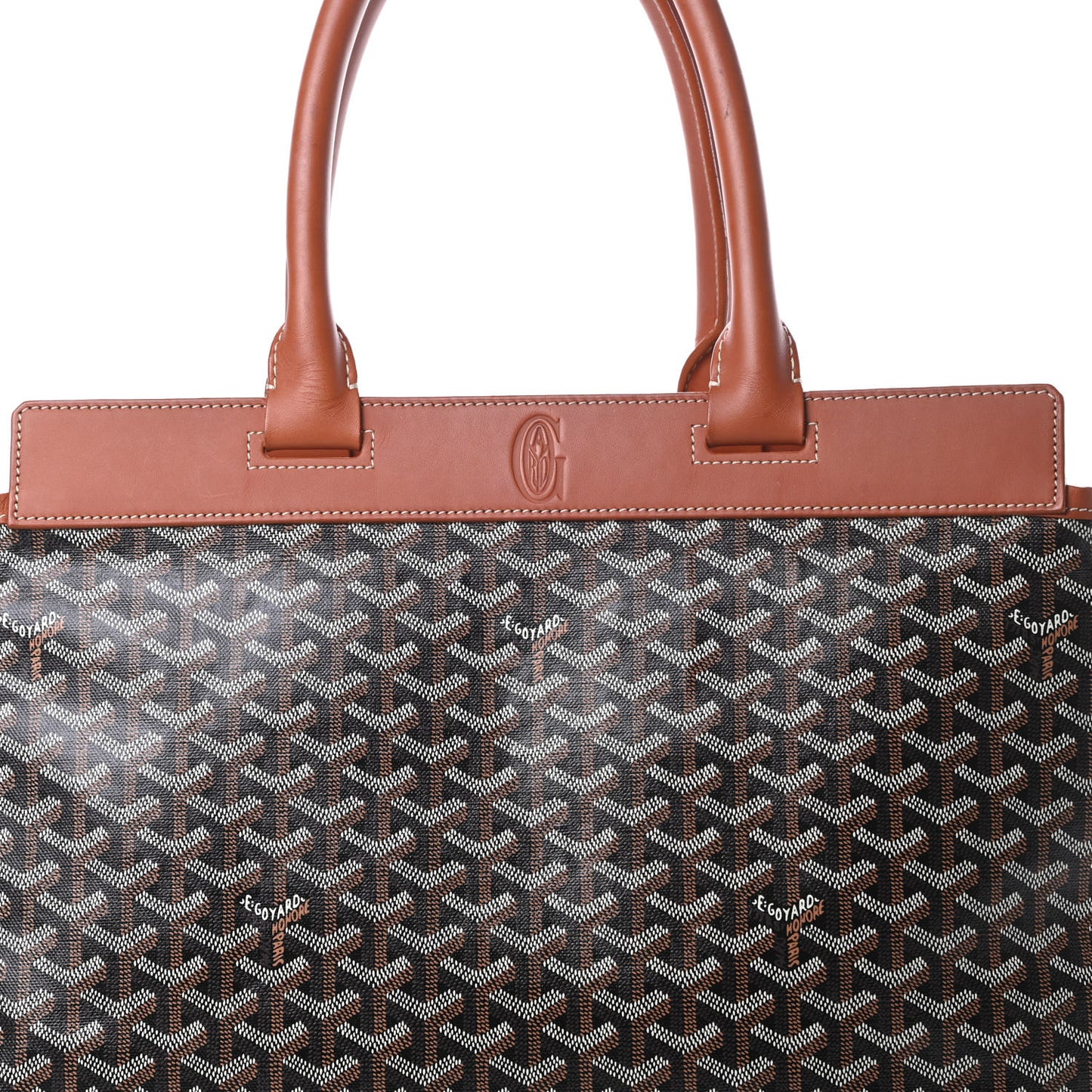 Goyardine Bellechasse GM Tote Black Gold