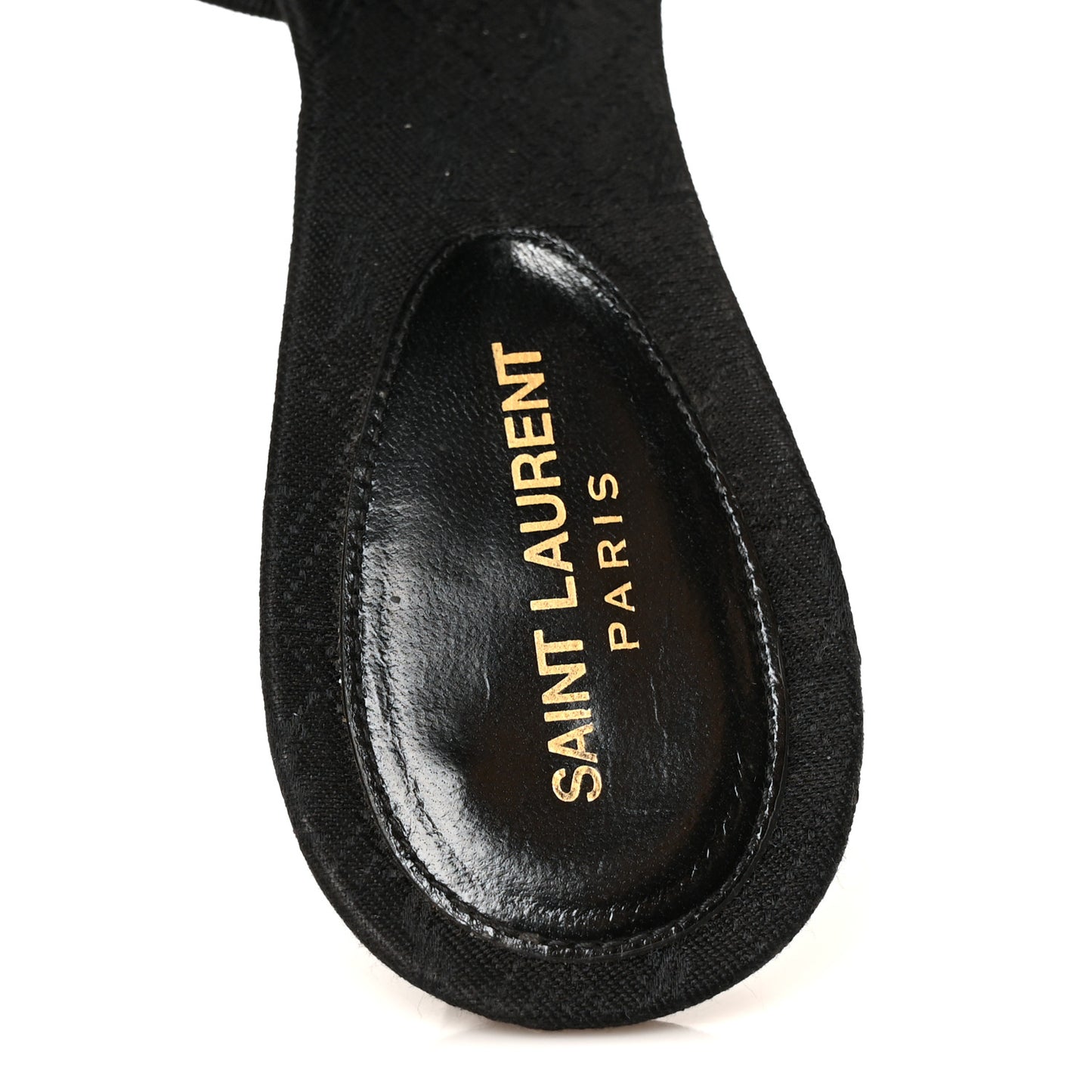 Jacquard All-Over Monogram Le Maillon 60mm Mules 38 Black