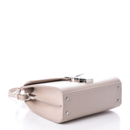 Saint Laurent Grain de Poudre Mini Classic Monogram Cassandra Top Handle Marble Pink 4 of 8