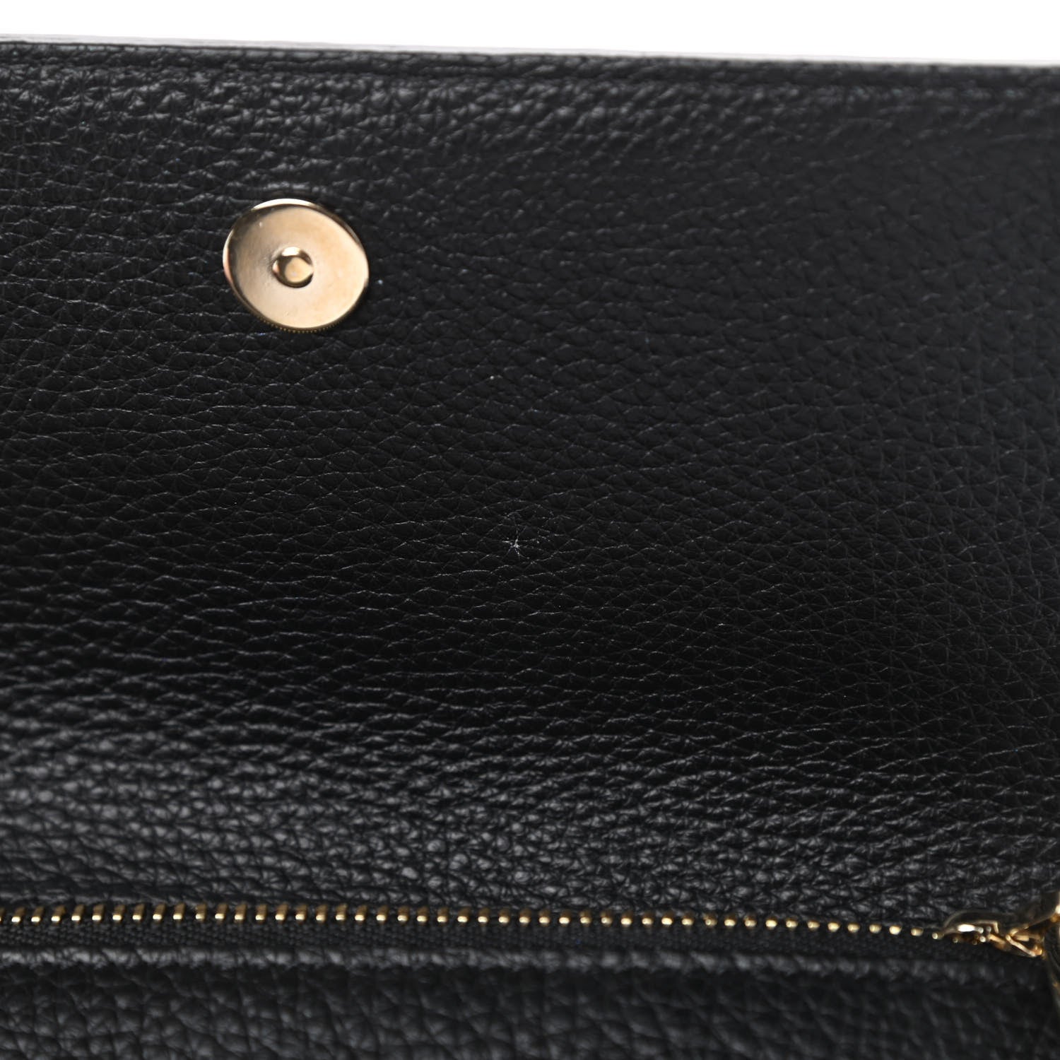Versace Grained Calfskin Palazzo Chain Evening Bag Black 11 of 12