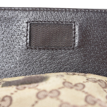 Gucci Monogram Web Belt Bag Dark Brown 10 of 10