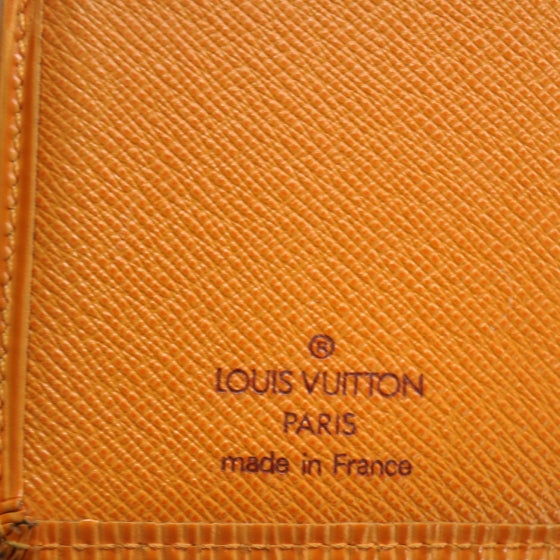 Louis Vuitton Epi French Purse Wallet Mandarin 7 of 8