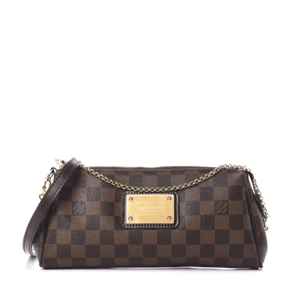 Louis Vuitton Damier Ebene Eva Clutch 1 of 14