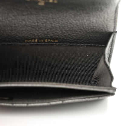 Chanel Metallic Calfskin Quilted Reissue Flap Card Holder Charcoal 5 of 9