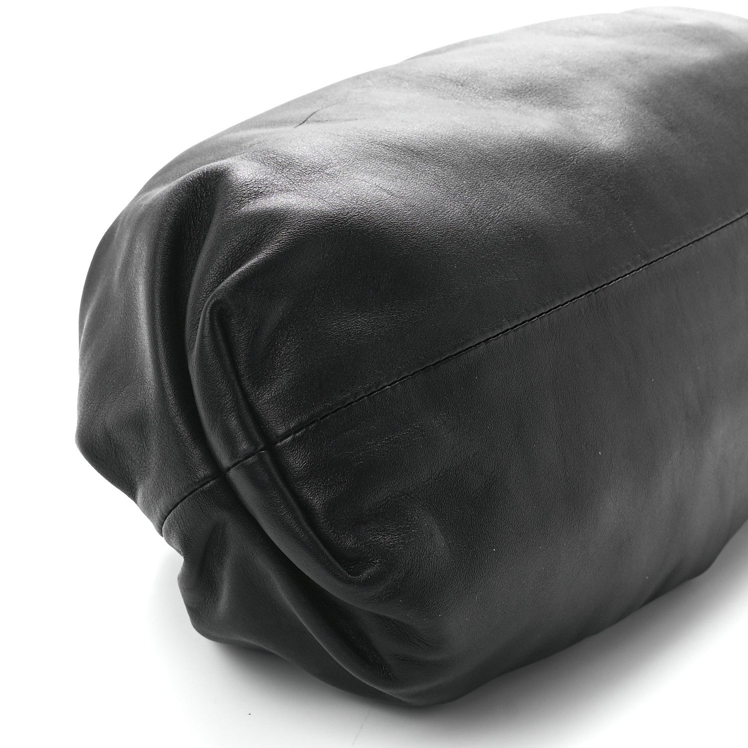 Bottega Veneta Smooth Butter Calf The Pouch Oversized Clutch Black 11 of 12
