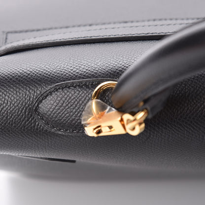 Hermes Epsom Kelly Sellier 35 Black 24 of 42