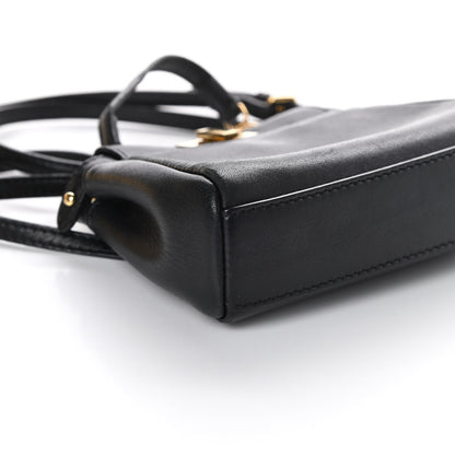 Fendi Nappa Micro Peekaboo Iconic Satchel Black 8 of 9