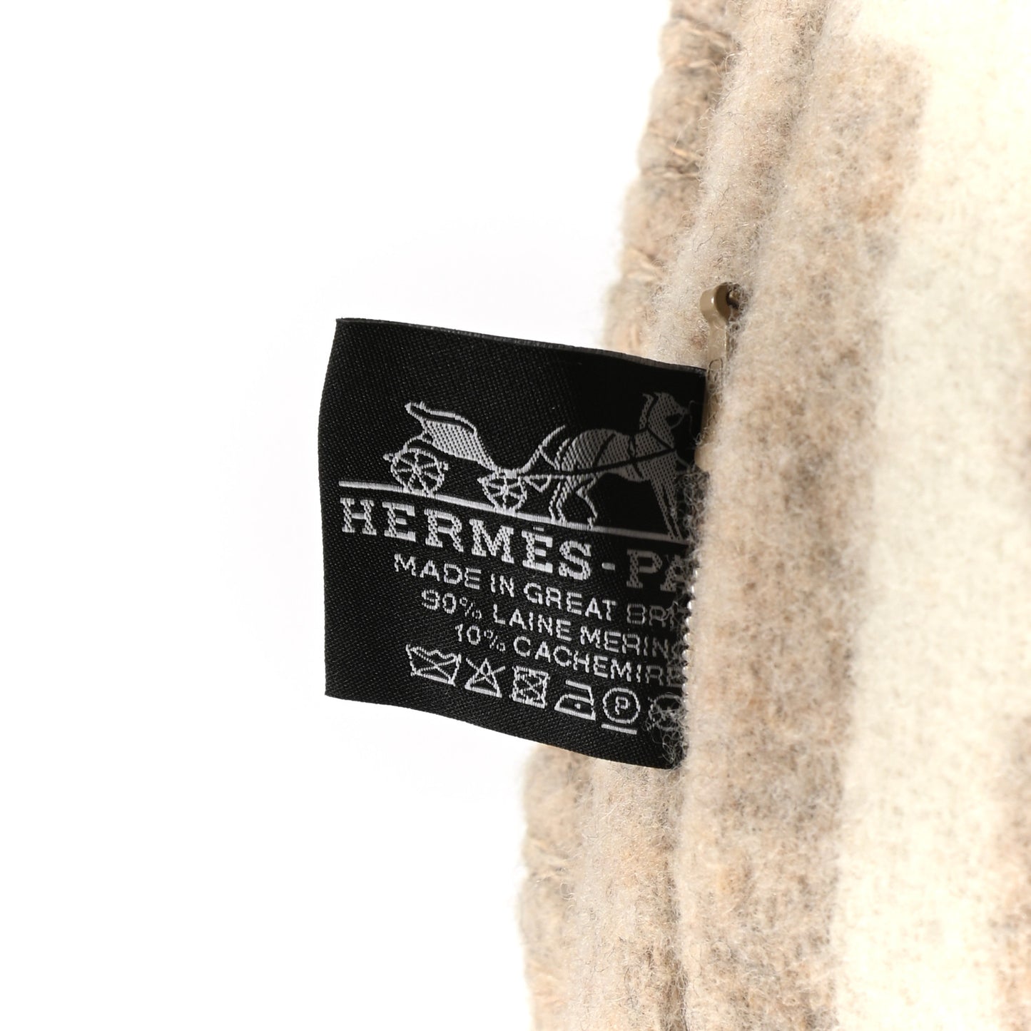 Wool Cashmere Avalon III Pillow PM Coco Camomille