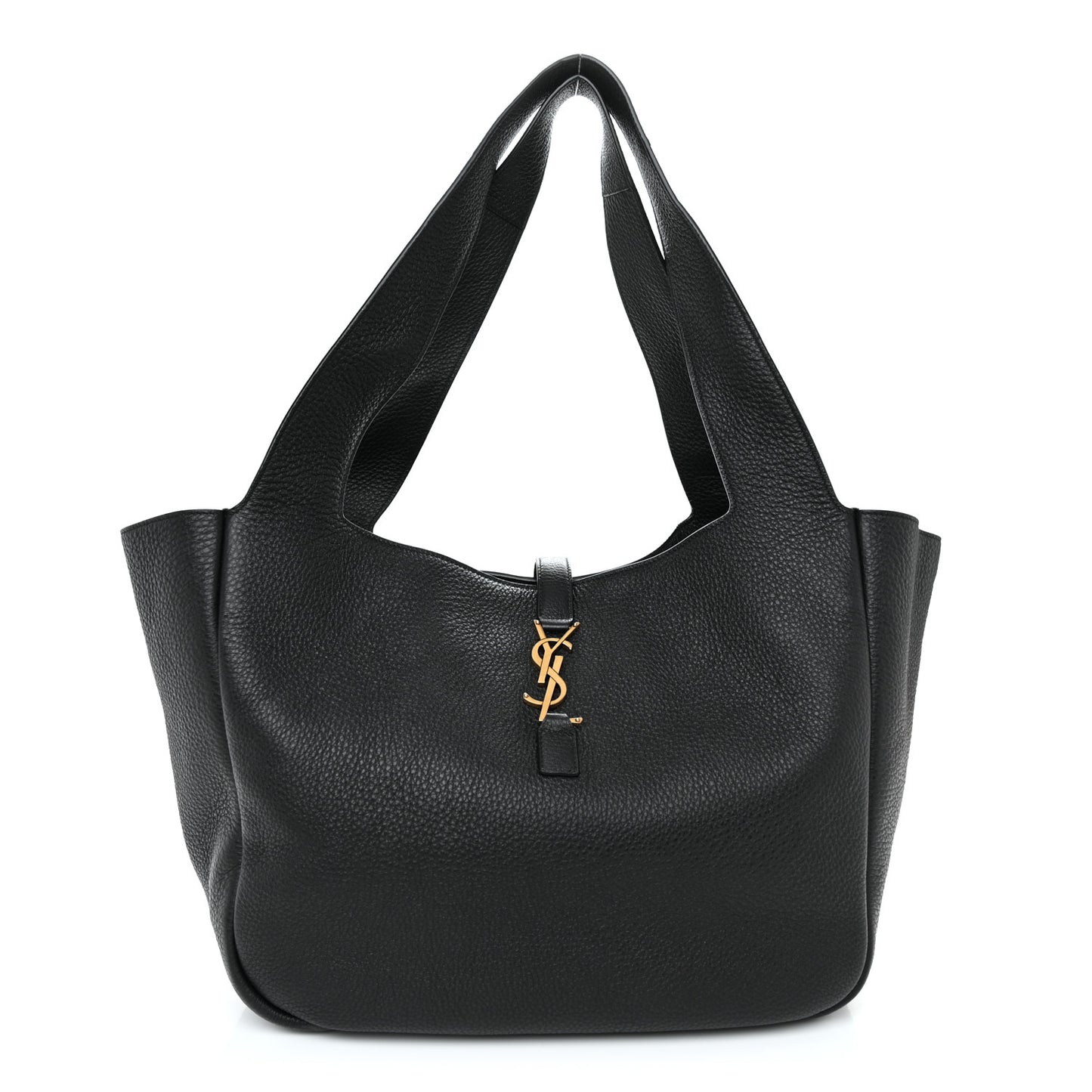Grained Deerskin Bea Tote Black