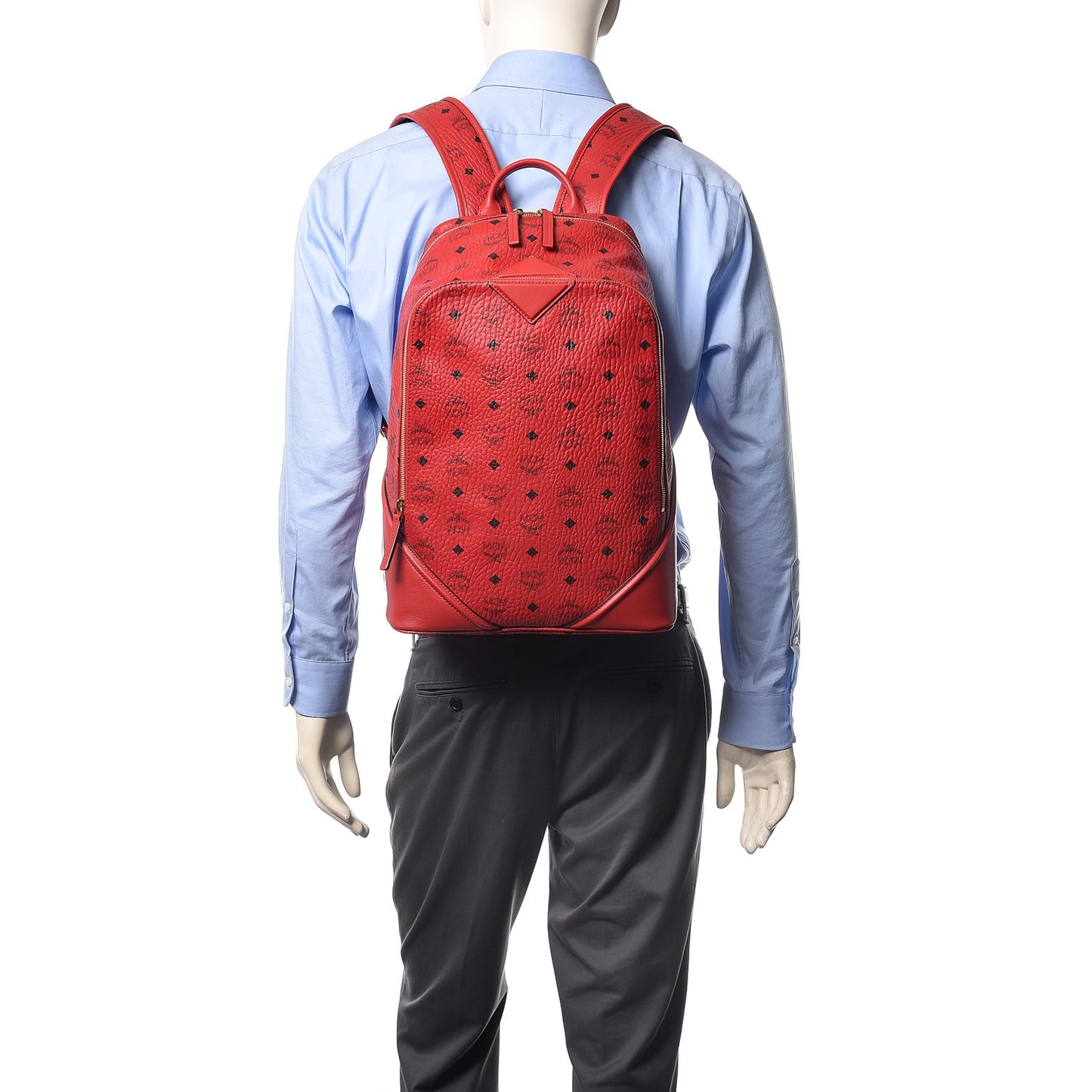 Visetos Medium Duke Backpack Ruby Red