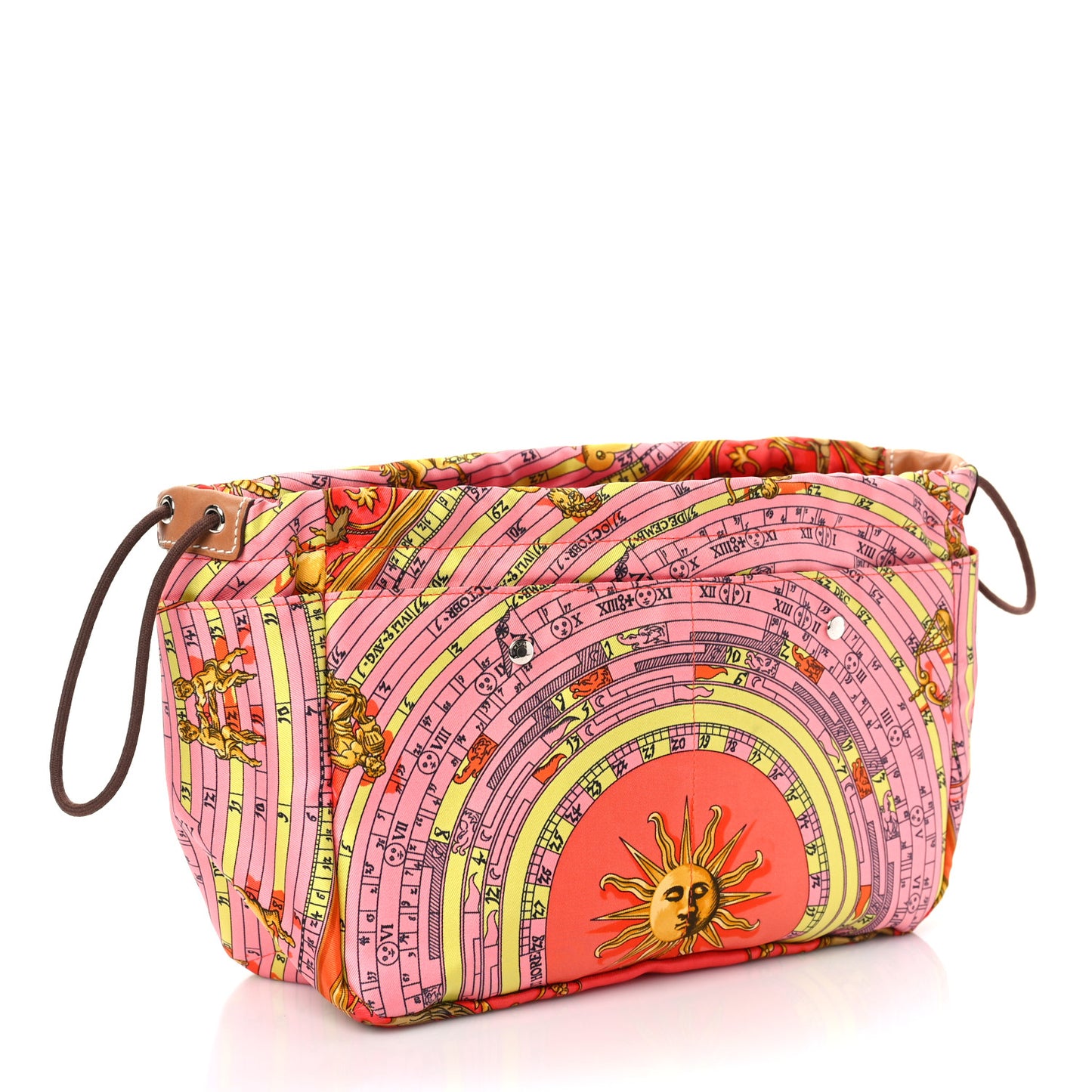 Silk Barenia Astrologie Fourbi 25 MM Pouch Pink Fauve