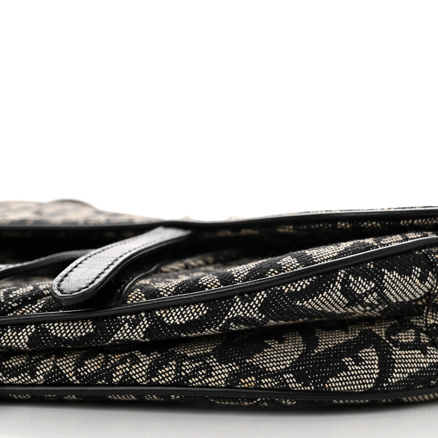 Christian Dior Monogram Saddle Bag Black 10 of 10