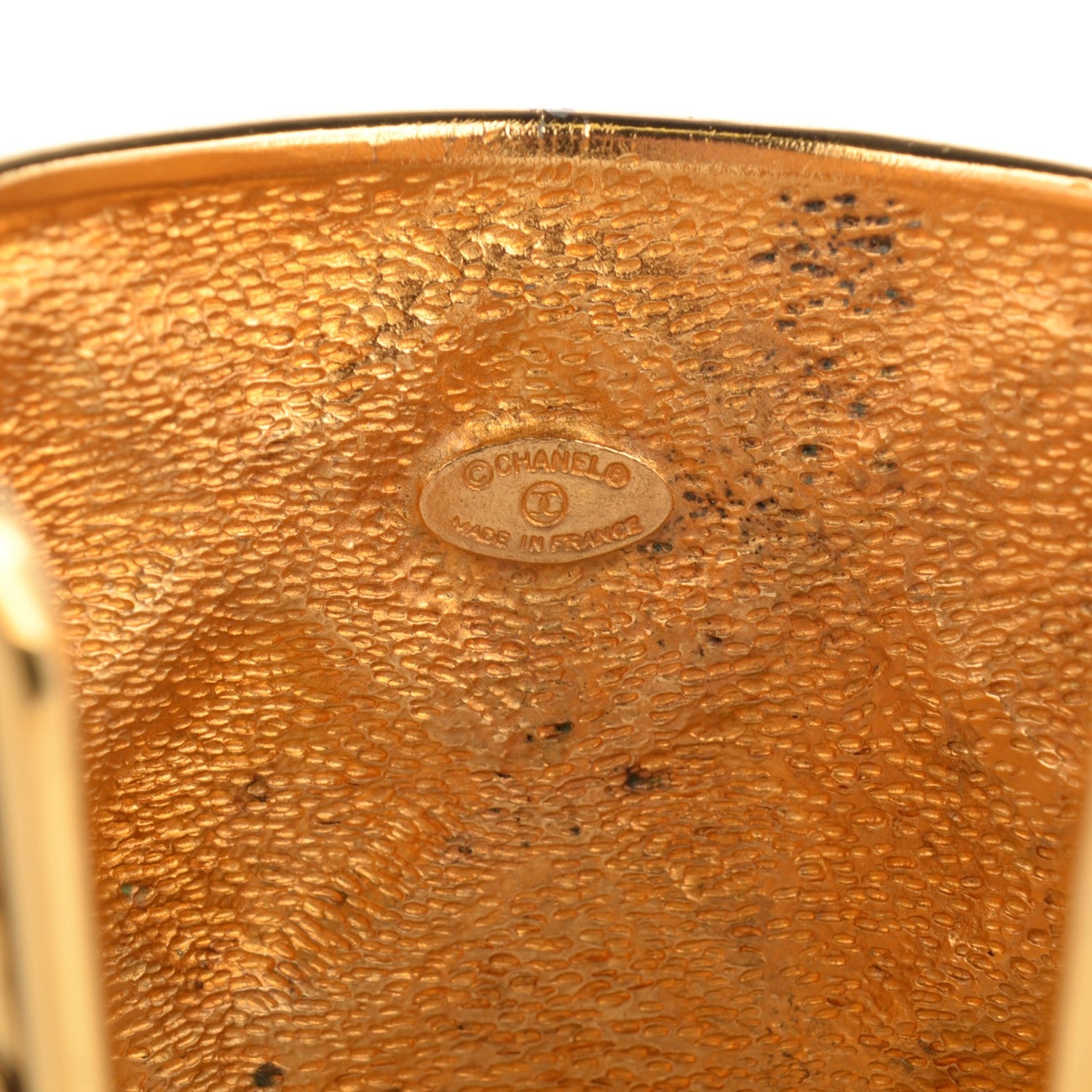 Chanel Quilted Cuff Gold 5 of 5