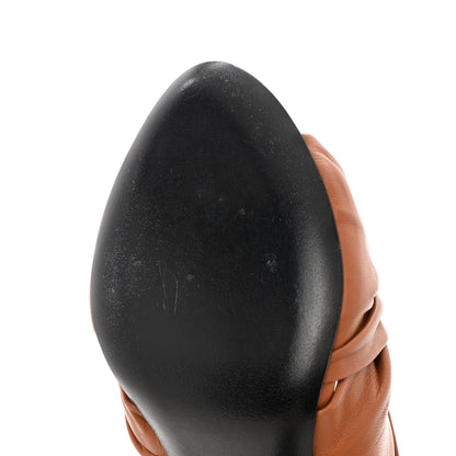 Balenciaga Smooth Nappa Drapy 80mm Sandals 36 Cognac 11 of 12