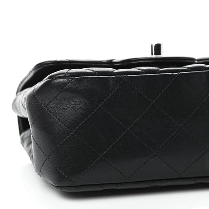 Chanel Lambskin Quilted Mini Square Flap Black 6 of 9