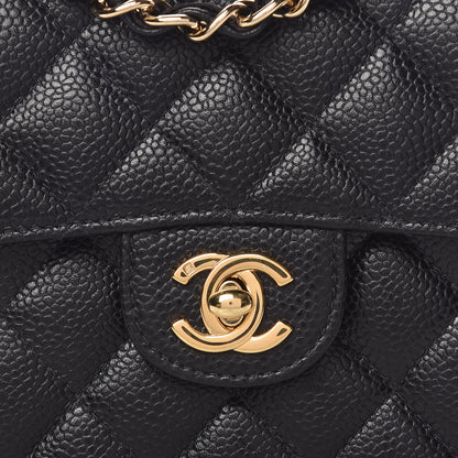 Chanel Caviar Quilted Mini Square Flap Black 10 of 11